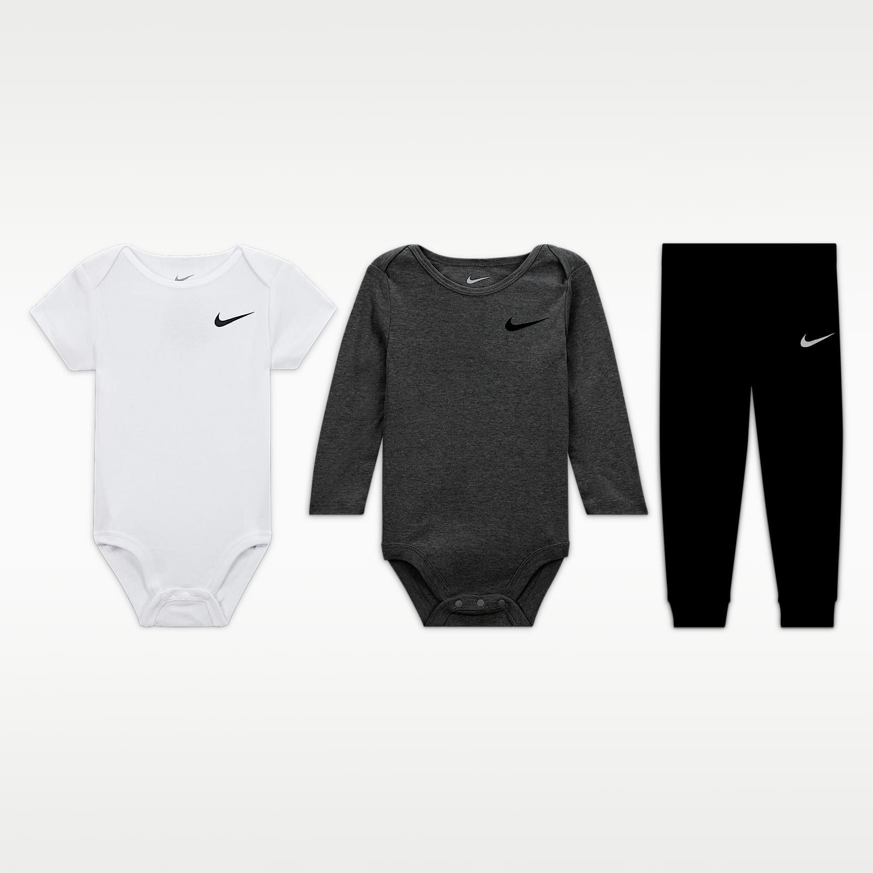 ♡BABY♡ Nike Baby Essentials Baby (6-12M) 3-Piece Bodysuit and Pants Set